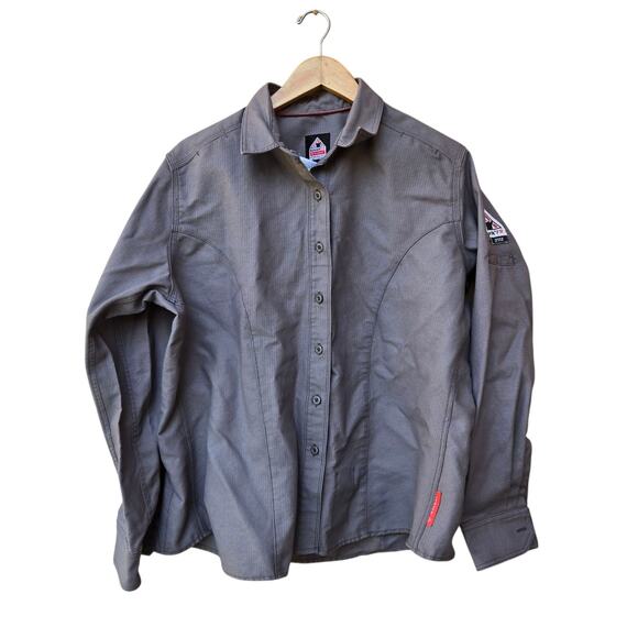 Bulwark FR iQ Series Westex G2 Womens Button Long Sleeve Shirt XL - Picture 1 of 8
